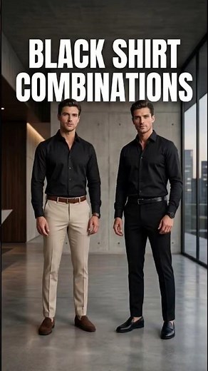 Black Shirt Outfit Ideas for Men (Modern Style Guide)