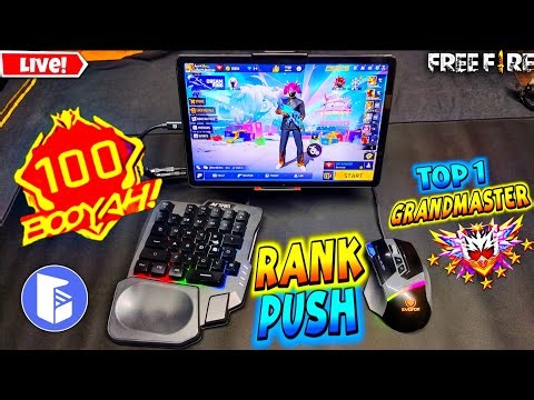 SANU FF is live 🔴Top 1 Grandmaster Keyboard And Mouse ⌨️🖱Gameplay || #ffshortlive #fflive #shortlive