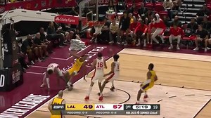 EJ Liddell BIG chasedown block | Atlanta Hawks