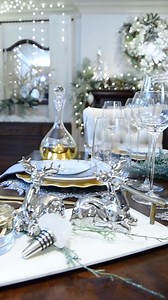 This was the year everything went MOODY… and I loved every second of it. Silver, gold, white, gray, and deep charcoal set the tone for my 2016 Christmas house tour and it felt elegant, dramatic, and very intentional. And let’s talk about the REINDEER. 🦌 They showed up EVERYWHERE... Mantels, shelves, vignettes, on my Christmas trees... It became a little game of how many can you spot? SO once you watch the full tour, come back and tell me how many you found. One of my favorite moments in this ho