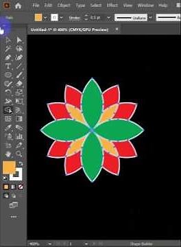 Colorful Flower Logo Design in Adobe Illustrator | Easy Tutorial for Beginners 🌺 #graphicdesign
