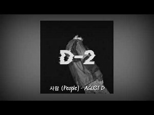 [1 HOUR LOOP] Agust D - People (사람)