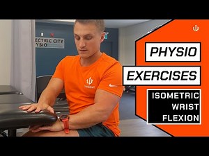 Isometric Wrist Extension // Tennis Elbow Pain Exercise