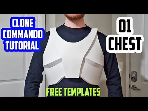 Clone Commando Costume Tutorial [ CHEST ] EVA foam
