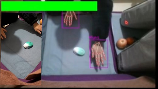 cvzone结合yolov8实现手部检测以及虚拟ROI交互式目标检测