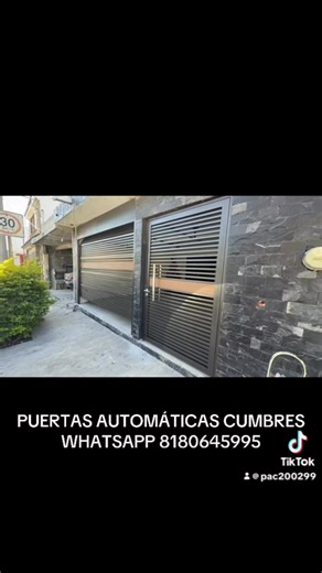 🚨 ¡PORTONES AUTOMÁTICOS A TU MEDIDA! 🚨 🔹 Diseñamos y fabricamos tu portón como lo imaginas 📲 Cotiza GRATIS por WhatsApp 📞 [8180645995] #portoneselectricos #portonesautomaticos #puertasautomaticas | Puertas Automaticas Cumbres
