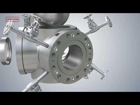 Metal Seated Four Way Ball Valve with Bellows Seal Assembly & Structure | THINKTANK