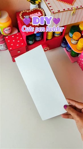 Anjali's Artistry on Instagram: "DIY cute pen box easy craft idea ✨🎂🌸"