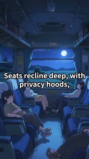 Why Japanese Night Buses Are Surprisingly Comfortable 🚌🌙 | Japan Travel Facts #shorts