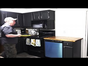 Proper Hardware, Brackets, Screws Needed To Anchor Butcher Block Countertop To Base Cabinet