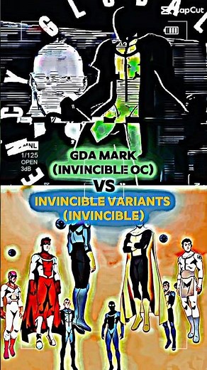 GDA mark (invincible oc) vs invincible variants (invincible)