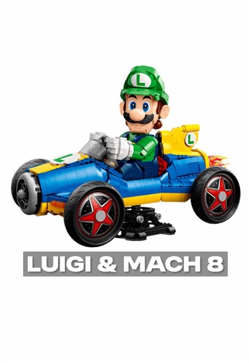 Lego Luigi Kart & Mach 8 Review: Impressive Design!