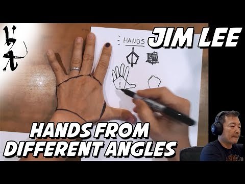 Jim Lee - How To Draw Hands From Different Angles