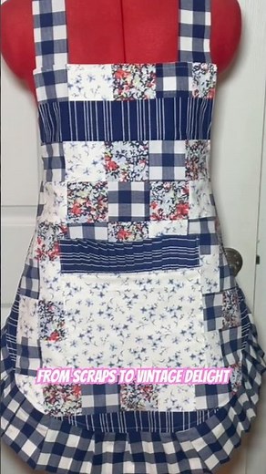 From Scrap to Chic: The Vintage Apron Makeover