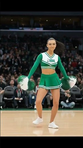 Ai cheerleader dances. #dance #aivideo #usashorts #cheerleader
