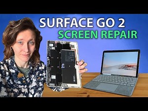 How to Fix Microsoft Surface Go 2 broken screen + Tools list DYI