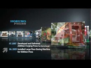 HOSUNG is No.1 HOT FORGING PRESS in South KOREA(English version)