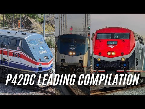 Compilation 14: Amtrak P42DC locomotives leading