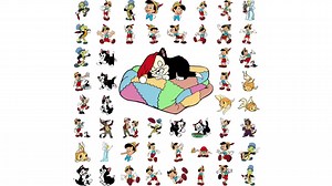 Pinocchio Clipart Bundle, Cute Figaro Cat PNG, Jiminy Cricket SVG, Fairy Tale Digital Download, Printable Cartoon Characters - Etsy