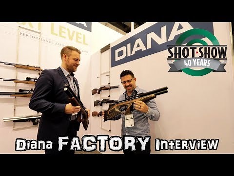 NEW Diana Outlaw Air Rifle!! - Skyhawk Regulated Airgun - SHOT Show 2018 - Pellet Gun - PCP