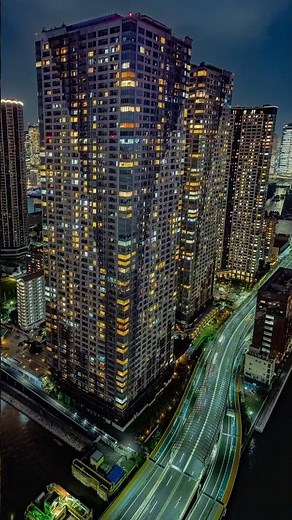 The Night View from a Tokyo High-Rise Is Like Another World🌃Tokyo Skyscraper Feels Unreal ✨