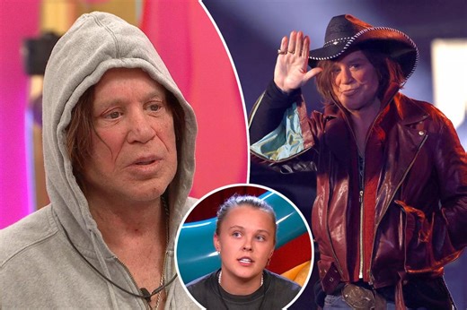Mickey Rourke leaves ‘Celebrity Big Brother’ after ‘inappropriate language and unacceptable behavior’