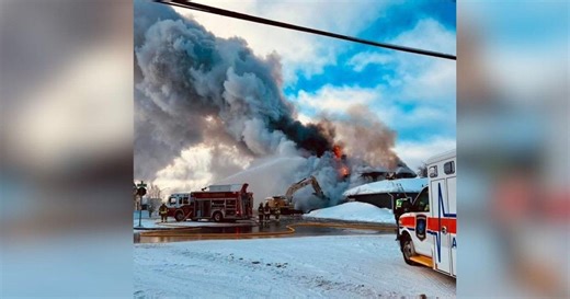 Christmas Day fire destroys Cochrane landmark, displaces 20