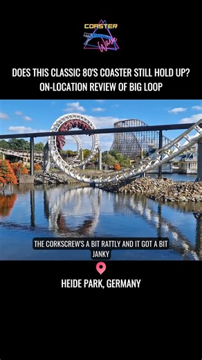 Big Loop at Heide Park Resort is a Vekoma Rides Manufacturing B.V. MK1200 that opened all the way back in 1983! But does this classic looping roller coaster still hold up? 🤔 Join me on location at the park for my first thoughts! 📹 Follow for daily theme park stuff! 🎢 #rollercoaster #heidepark #themepark #vlog #AmusementParkThrills | Coaster Wave