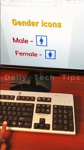 Gender Symbol in MS Word Shortcut, Gender Icons, Male & Female 🚻 #excel #computer #mswordtips