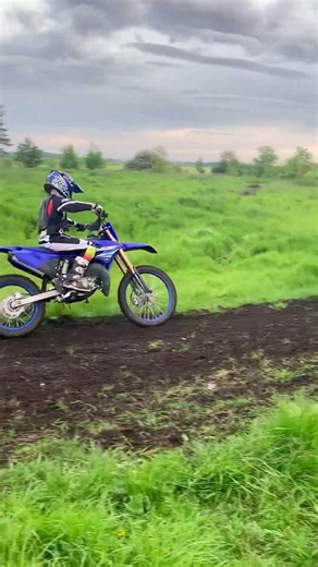 8 year old rides big wheel yz85 for first time