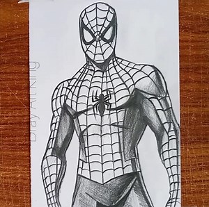 How to draw spiderman | Sam Raimi suit | Dray Art King