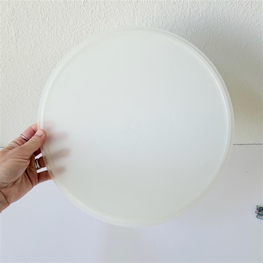 Vintage Tupperware Replacement Lid #224 - Large Sheer Round 12" Seal - Etsy