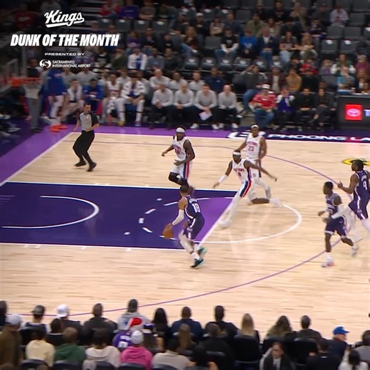 rack attack 😤 Dunk of the Month presented by Sacramento International Airport | Sacramento Kings