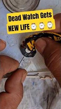 Daily Use Watch Movement Change | Old Watch Repair Process Step by Step | Watch Repairing