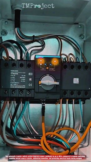 Innovative Automatic Transfer Switch System : High-Efficiency Power Backup Switching