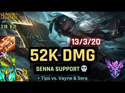 Wild Rift Senna Support Solo Carry – 52K DMG MADNESS! 💀
