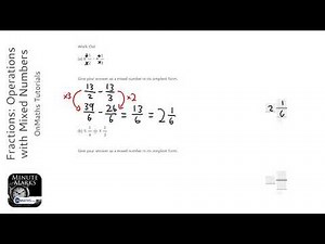 Fractions: Operations with Mixed Numbers (Grade 4) - OnMaths GCSE Maths Revision