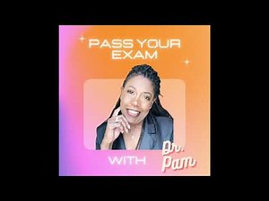 How I passed the NCE | Dr. Pam Turner "Pass Your Exam with Dr. Pam"