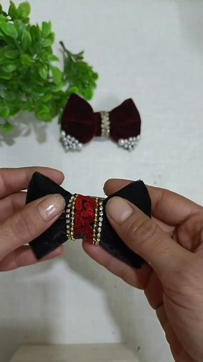 DIY Trendy Hair Bow Clip 🎀 | Easy & Beautiful sequence Hair Accessories Tutorial
