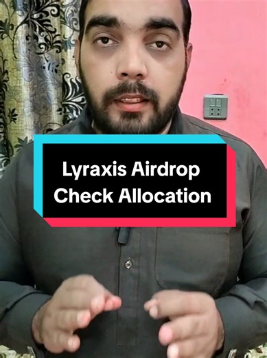 Lyraxis Airdrop Check Allocation #airdrop #crypto #update