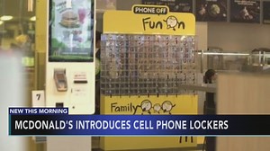 McDonald's testing cell phone lockers at restaurants