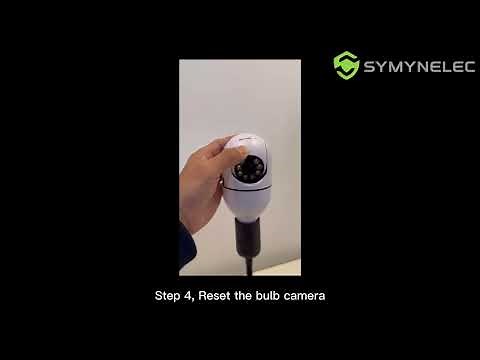 How to connect Symynelec bulb camera to WiFi?