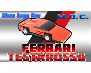 LEGO MOC-4868 Ferrari Testarossa mini (Creator 2016)