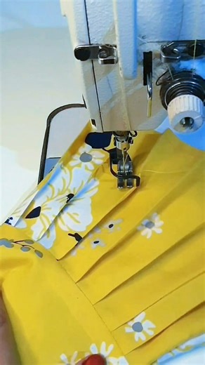 Easy Sewing Tricks for Beautiful Pleats #frill #ruffle #diy #shortsfeed