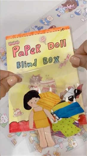 DIY paper doll Blind Box ! #diy