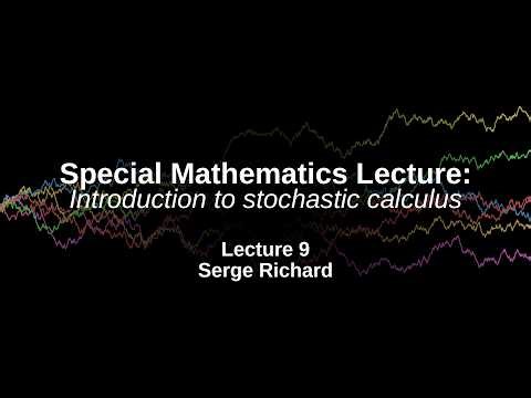 Introduction to stochastic calculus 9