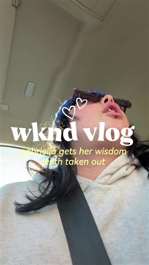 Post-wisdom teeth Gabriella is 90% staring into space, 10% calling me mommy, and 100% the love of my life 🩷 #wisdomteethremoval #wisdomteeth @Gabriellavmarie