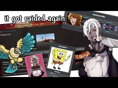 The “Pizza Hut Maid Calamitas” Incident (Calamity mod Wiki got raided again...)