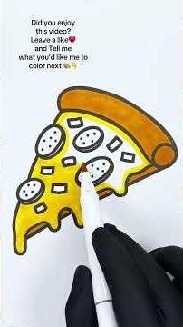 pizza 🍕 coloring #coloring
