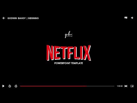 Inside the Netflix Themed PowerPoint Template | gbsining